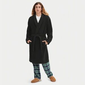 UGG Black Turner Terry Robe
